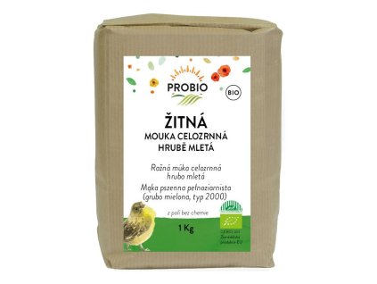 Mouka žitná celozrnná hrubě mletá 1 kg BIO