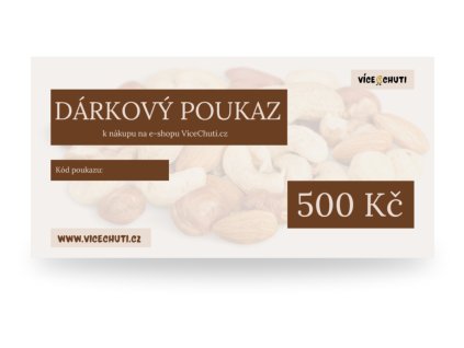 darkovy poukaz 500