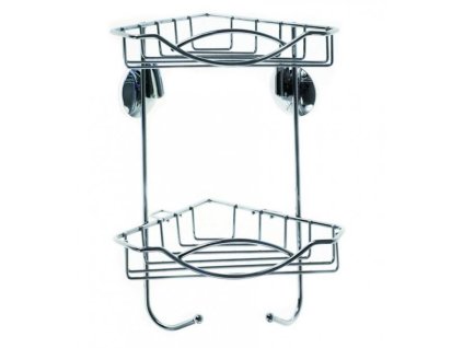 DuraHome Drátěná polička 2 patra 185x185x31 mm