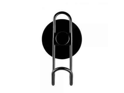 DuraHome Nástěnný háček samolepicí 3M, černý  50x45x90 mm