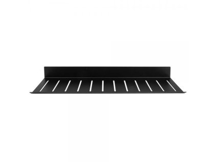 DuraHome Nástěnná polička, samolepicí 3M, černá, 49.50x4.60x12cm