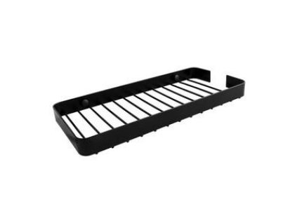 DuraHome Drátěná polička, černá, 30.00 x 2.70 x 14.00 cm