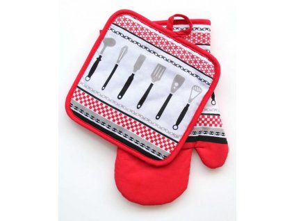 DuraHome 2 - dílná souprava - rukavice & chňapka, S171