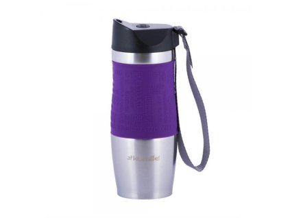 kamille Termohrnek 380ml, fialový, 2052A