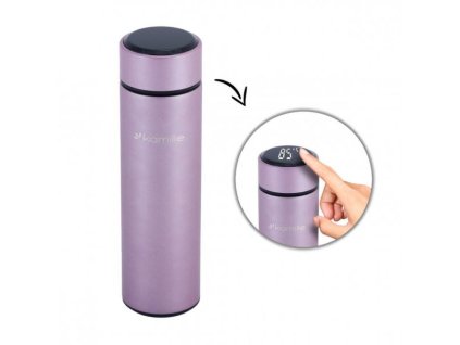 kamille Termohrnek LED 400ml, růžový_2036