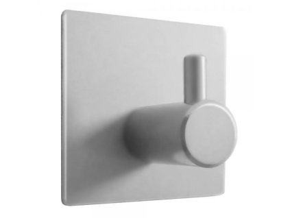 DuraHome Koupelnový háček samolepicí, stříbrný