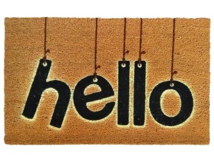 DuraHome Rohož PVC & kokos 45x75, Hello