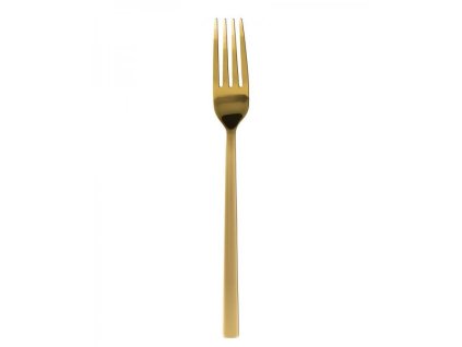DuraHome Jídelní vidlička, zlatá