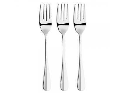 DuraHome Vidlička na ryby CAPRI, 3ks, stříbrná