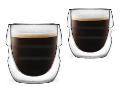 Vialli Design Sada 2 dvoustěnných sklenic, 70 ml, SFERICO 7947