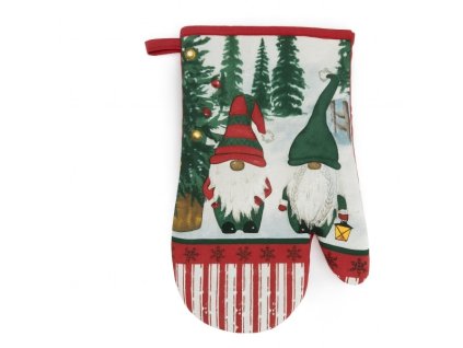 DuraHome Rukavice kuchyňská, OM08, vánoční