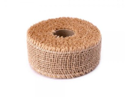 DuraHome Jutová stuha, 5cm/10m, vyztužená