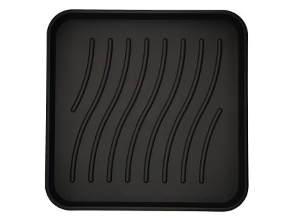 DuraHome Odkapávač na obuv, 38x38 cm, černý