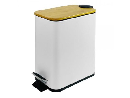 DuraHome Odpadkový koš, 6l bílý