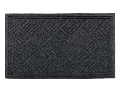 DuraHome Rohož guma & pp, Velvet, šedá, 45x75 cm