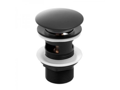 DuraHome Výpusť KLIK-KLAK, YAME 46335, černá, matná, s přepadem