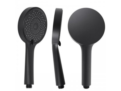 DuraHome Hlavice sprchová, Abel 59175, černá, 3 funkce