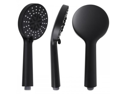 DuraHome Hlavice sprchová, Egmont 59199, černá, 5 funkcí