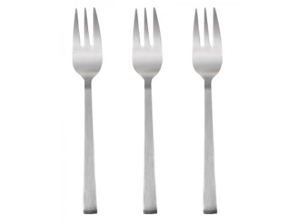 DuraHome Vidlička dezertní KRETA, 3ks, stříbrná