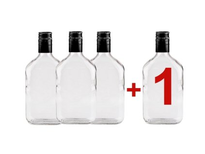 DuraHome Láhev, 3+1 zdarma, Placatka 350 ml