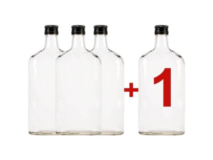 DuraHome Láhev, 3+1 zdarma, Placatka 500 ml