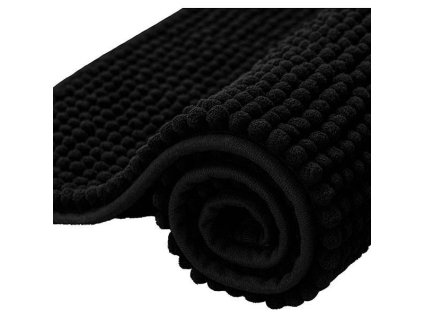 DuraHome Koupelnová předložka CHENILL, 50x80, černá