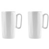Vialli Design Sada 2 keramických hrnků, 330 ml, bílé, FUORI 30152