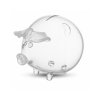 DuraHome Pokladnička prasátko, sklo 16cm