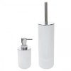 DuraHome Štětka na WC ve stoj. + dávkovač mýdla, Arthurs 59113, bílý