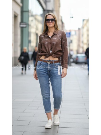 Džíny Moon Mom Fit