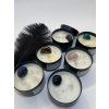 BLACK - svíčka s krystalem 200 g