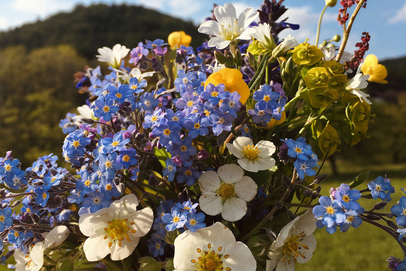 Květinové šperky z pravých květin