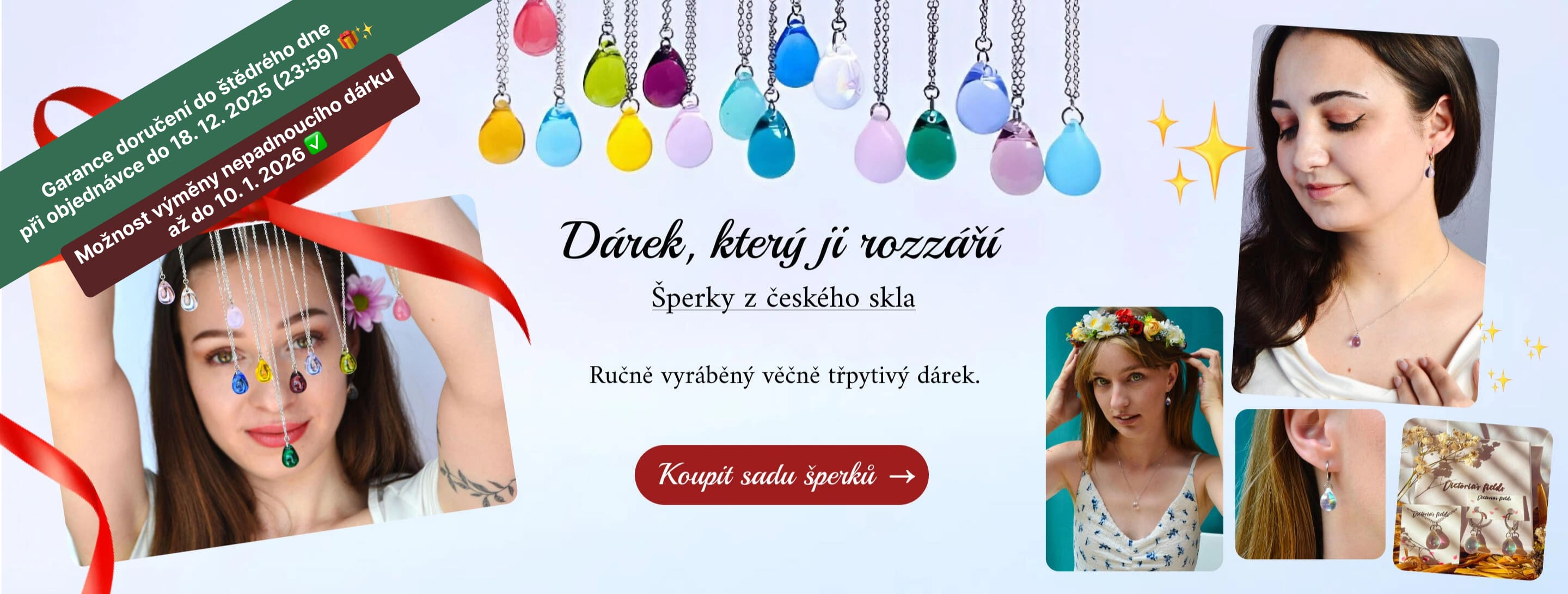 Šperky z českého skla