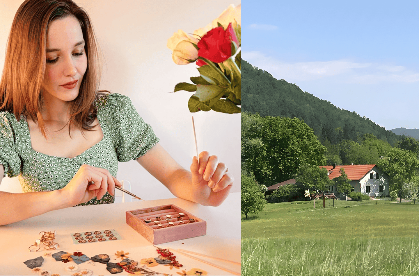 Proč Viktorie začala vytvářet šperky z pravých květin