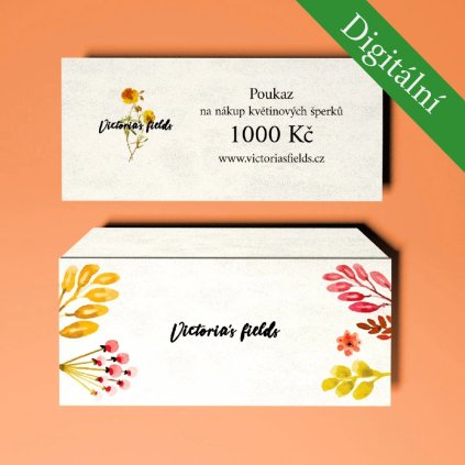 Digitální poukaz 1000 Kč
