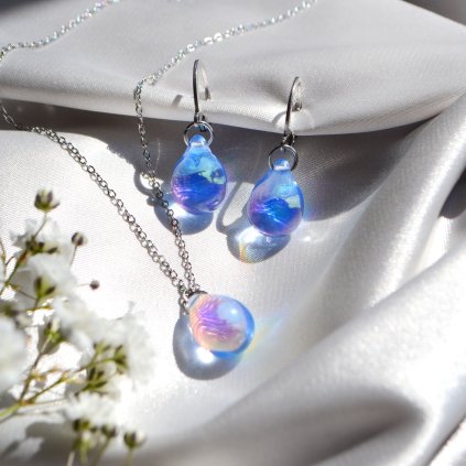 šperky ze skla kapky