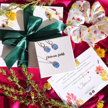 vánoční květinový box