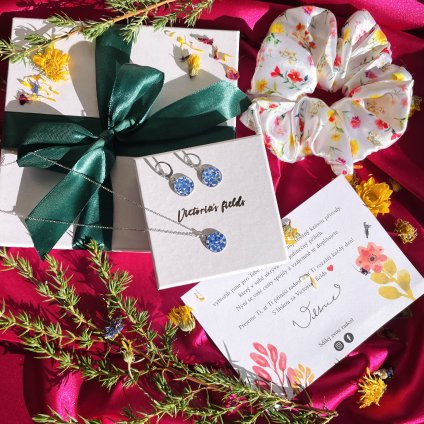 vánoční květinový box