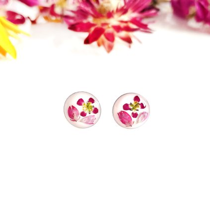 náušnice růžové pro dít+ě