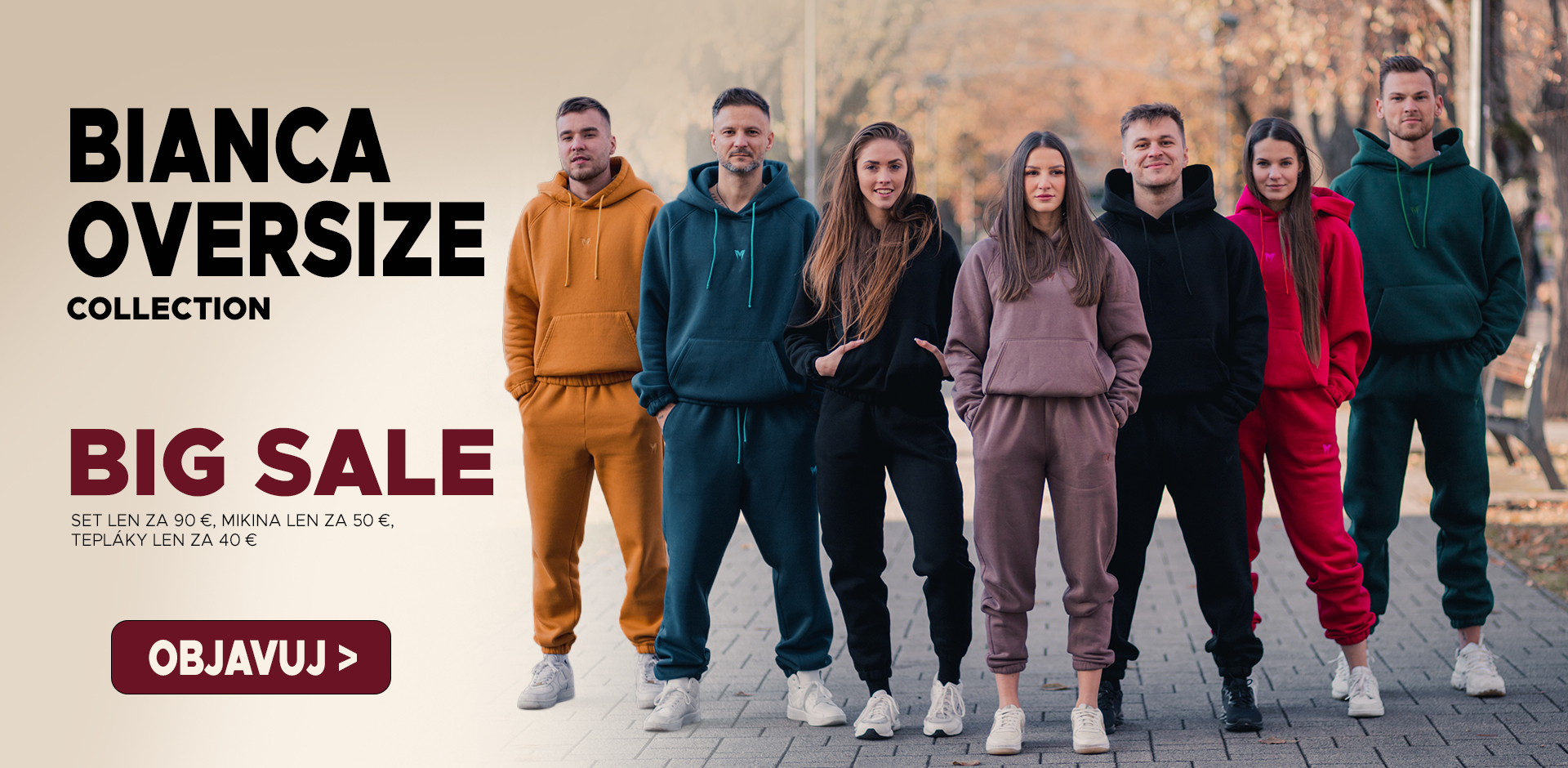 BIG SALE výpredaj Bianca oversize kolekcie