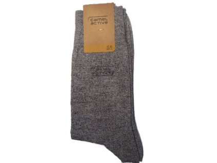 Ponožky Camel Active 6502150 šedé žíhané s vlnou (Velikost 47-50)
