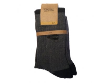Ponožky Camel Active 6510620 šedé - dva páry (Velikost 47-50)