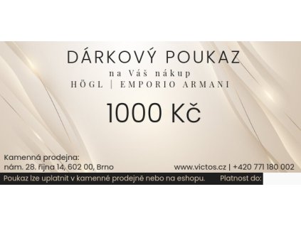 Poukaz eshop 1000