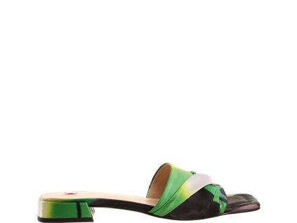 Dámské pantofle Högl VERONA 7-101567-9599 lime/multi