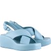 Dámské sandálky Högl na platfofmě 3-102500-3300 lightjeans (Barva modrá, Velikost 37.5)