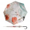 Dámský holový deštník Doppler Carbonsteel Long AC Floral