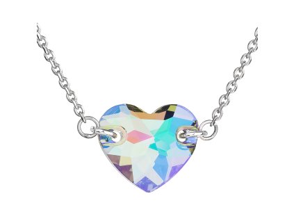 17291 stribrny nahrdelnik s krystaly swarovski zeleno fialove srdce 32020 5