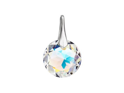 25994 stribrny privesek s krystaly swarovski ab efekt kulaty 34253 2