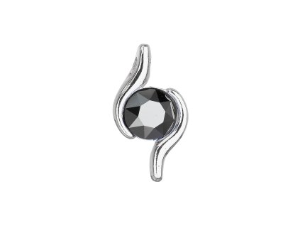 28796 stribrny privesek se swarovski krystalem cerny 34261 5 hematite
