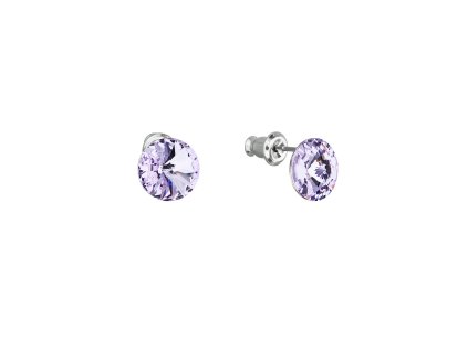 18590 nausnice bizuterie se swarovski krystaly fialove kulate 51037 3 violet
